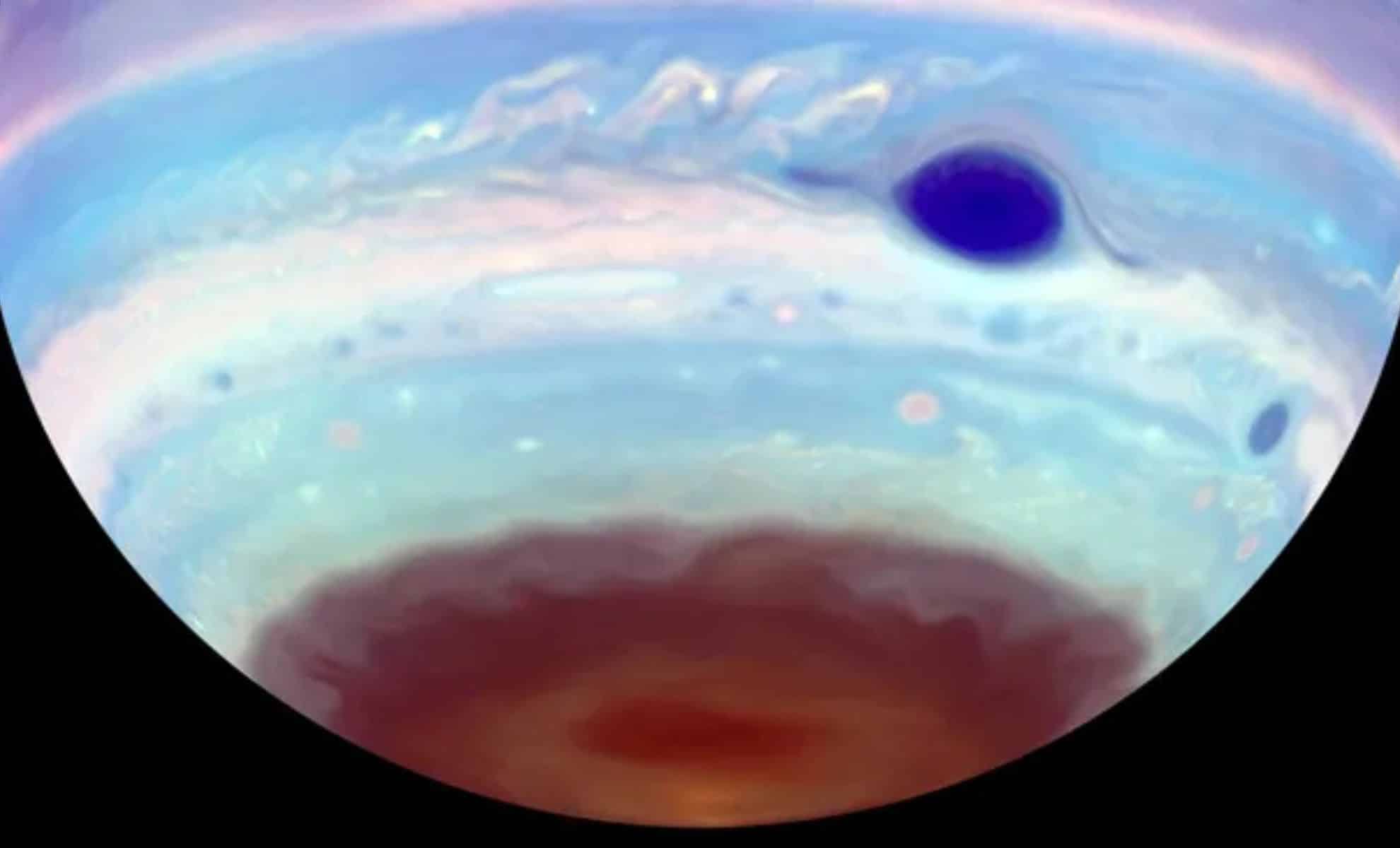 Jupiter’s Magnetic Tornadoes Unharness Earth-Sized Storms: A Cosmic Climate Phenomenon